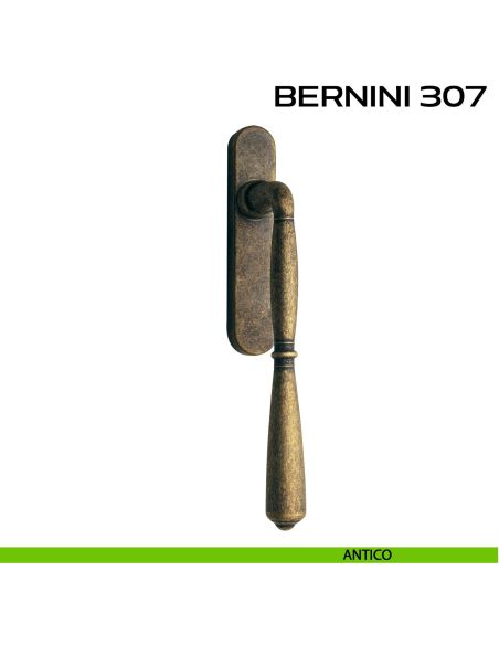 Maniglione per alzante scorrevole Bernini 307 singolo senza nicchia antico