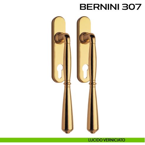 Maniglione per alzante scorrevole Bernini 307 Reguitti accoppiato lucido