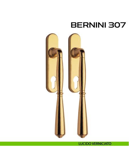 Maniglione per alzante scorrevole Bernini 307 Reguitti accoppiato lucido