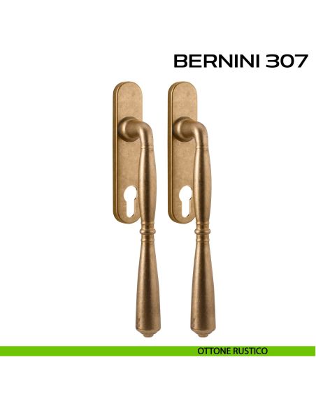 Maniglione per alzante scorrevole Bernini 307 Reguitti accoppiato rustico