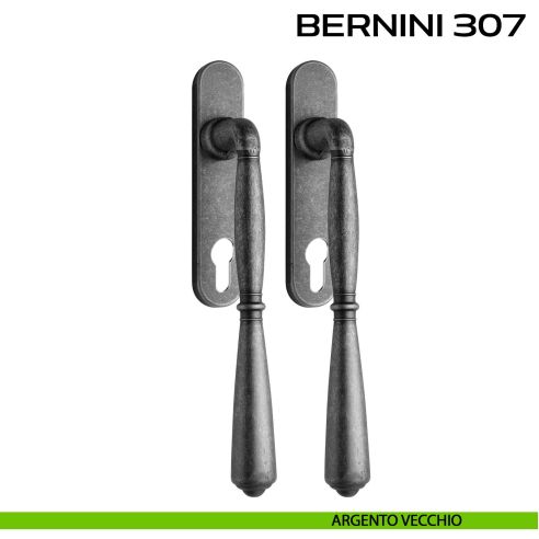 Maniglione per alzante scorrevole Bernini 307 Reguitti accoppiato argento
