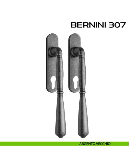 Maniglione per alzante scorrevole Bernini 307 Reguitti accoppiato argento