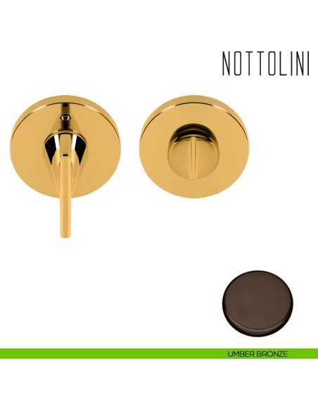 Nottolino per porta Colombo Design AM19 BZG umber bronze