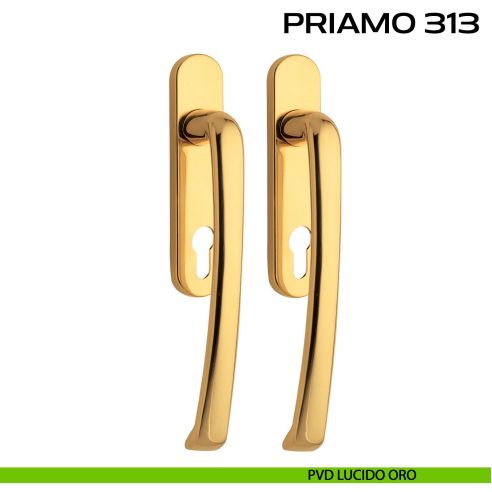 Maniglione per alzante scorrevole Priamo 313 Reguitti accoppiato pvd oro