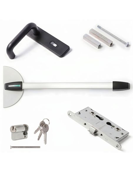 Kit maniglione antipanico Slash SL BM per porta tagliafuoco anta singola o attiva Ninz 4204301.036