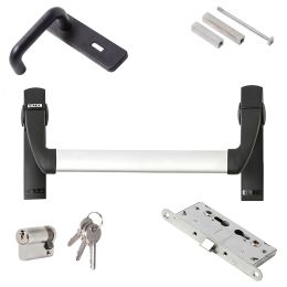 Kit maniglione antipanico Twist TW BM per porta tagliafuoco anta singola o attiva Ninz 4204301.031