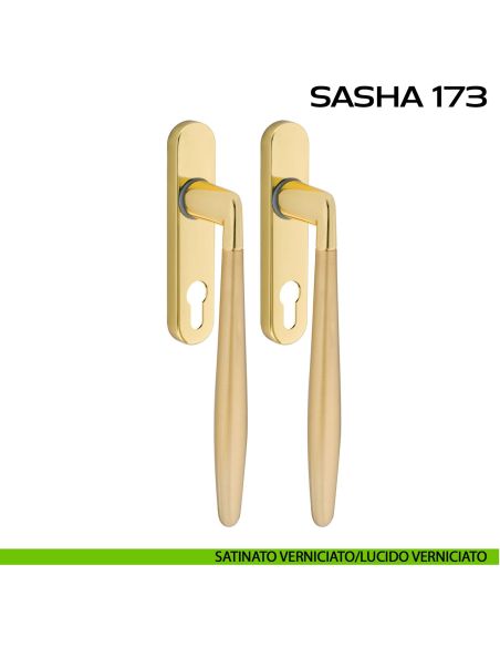 Maniglione per alzante scorrevole Sasha 173 Reguitti accoppiato Satinato verniciato / Lucido verniciato