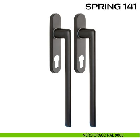 Maniglione per alzante scorrevole Spring 141 Reguitti accoppiato nero