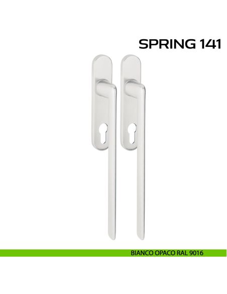 Maniglione per alzante scorrevole Spring 141 Reguitti accoppiato bianco