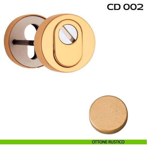 Bocchette di sicurezza tonde diametro 52 mm Reguitti CD002 rustico