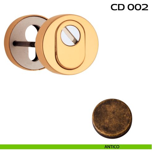 Bocchette di sicurezza tonde diametro 52 mm Reguitti CD002 antico