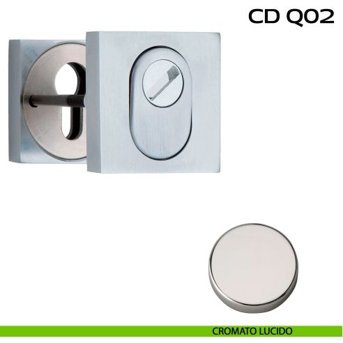 Bocchette di sicurezza quadrate 53x53 mm Reguitti CDQ02 cromato