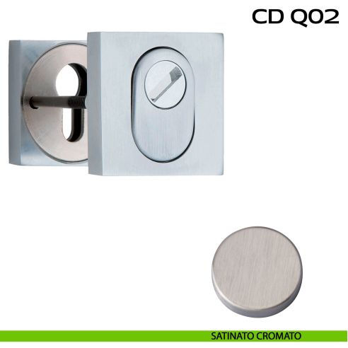Bocchette di sicurezza quadrate 53x53 mm Reguitti CDQ02 satinato