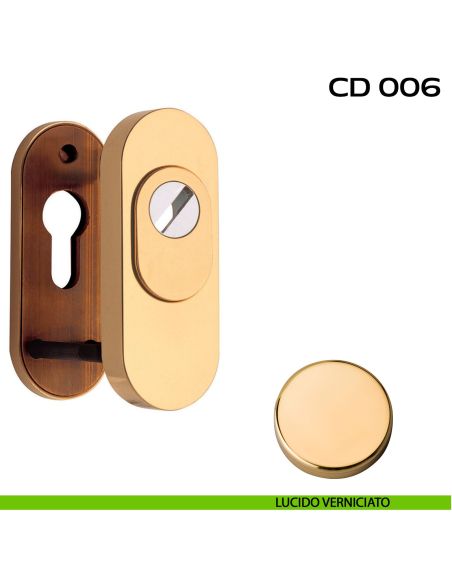 Bocchette di sicurezza ovali 92x35 mm Reguitti CD006 lucido