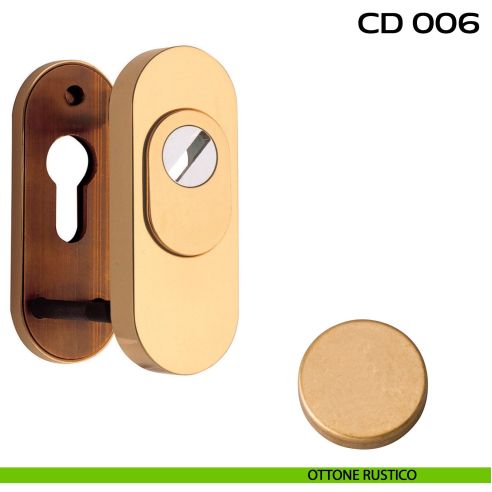Bocchette di sicurezza ovali 92x35 mm Reguitti CD006 rustico