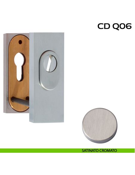 Bocchette di sicurezza rettangolari 36x93 mm Reguitti CDQ06 satinato