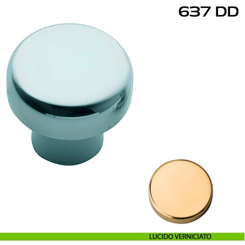 Dado diametro 20 mm con doppio filetto per troncone Reguitti 637DD lucido