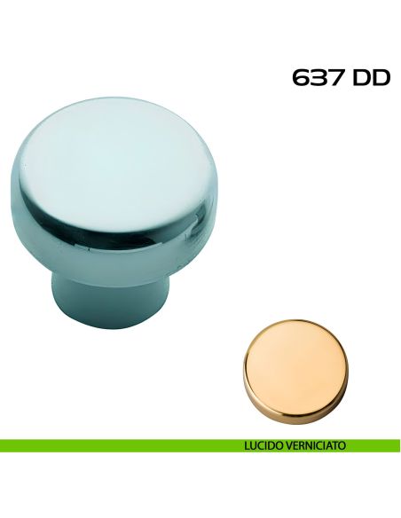 Dado diametro 20 mm con doppio filetto per troncone Reguitti 637DD lucido