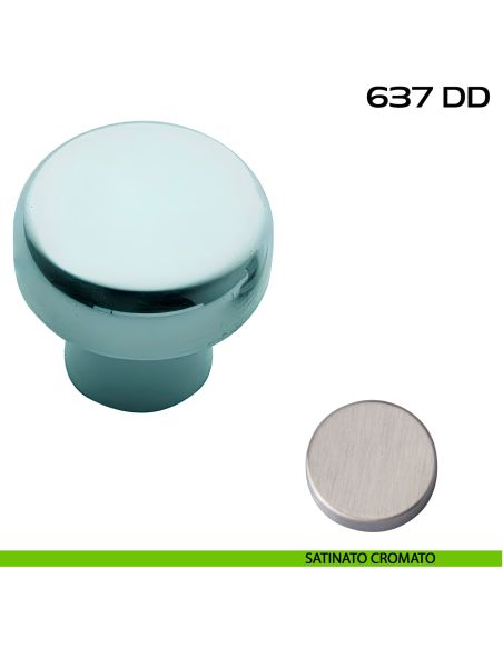 Dado diametro 20 mm con doppio filetto per troncone Reguitti 637DD satinato