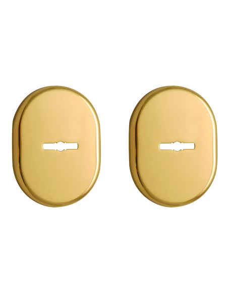 Bocchetta ovale con foro doppia mappa 62x82 mm Reguitti 062KD
