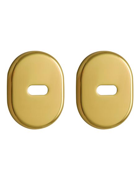 Coppia bocchette ovali per limitatore di apertura 62x82 mm Reguitti 062KN