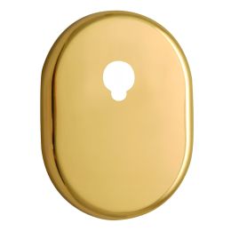 Bocchetta ovale con foro asse per cilindretti con codolo 62x82 mm Reguitti C62RO