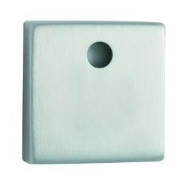 Bocchetta quadrata con foro asse per cilindretti con codolo 50x50 mm Reguitti CQ8RO