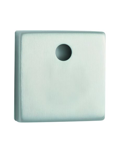 Bocchetta quadrata con foro asse per cilindretti con codolo 50x50 mm Reguitti CQ8RO