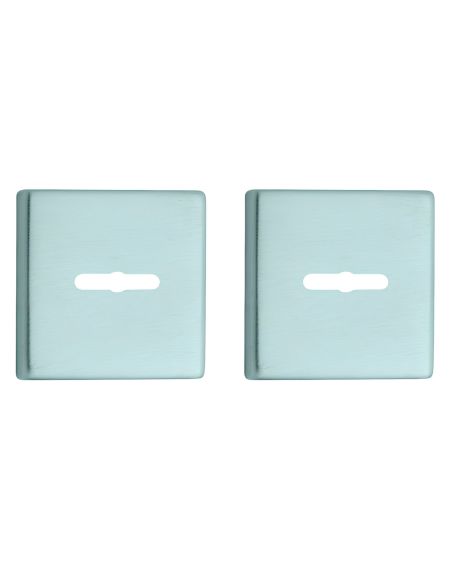 Coppia bocchette quadrate con foro doppia mappa 50x50 mm Reguitti Q08KD