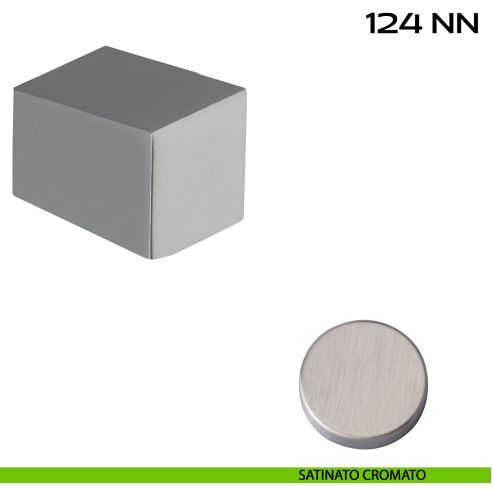 Pomolo per cilindro quadro Reguitti 124NN satinato