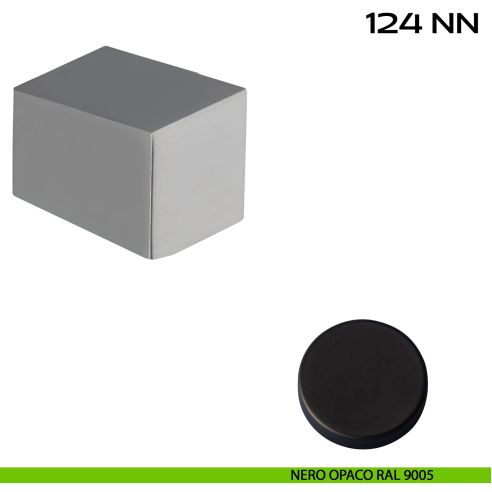 Pomolo per cilindro quadro Reguitti 124NN nero