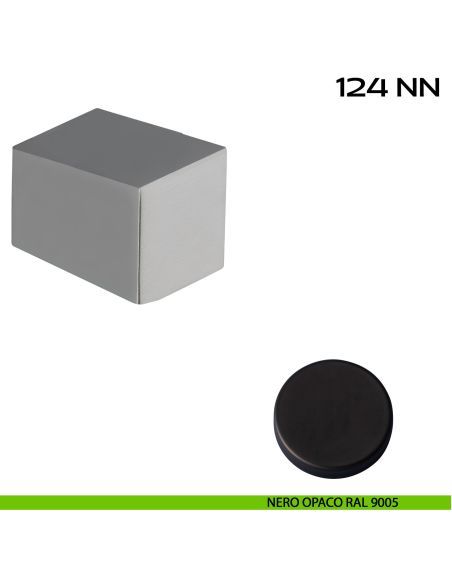 Pomolo per cilindro quadro Reguitti 124NN nero