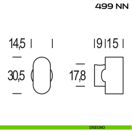 Pomolo per cilindro Reguitti 499NN 2