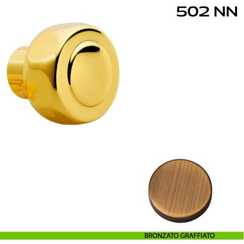 Pomolo per cilindro diametro 34 mm Reguitti 502NN bronzato