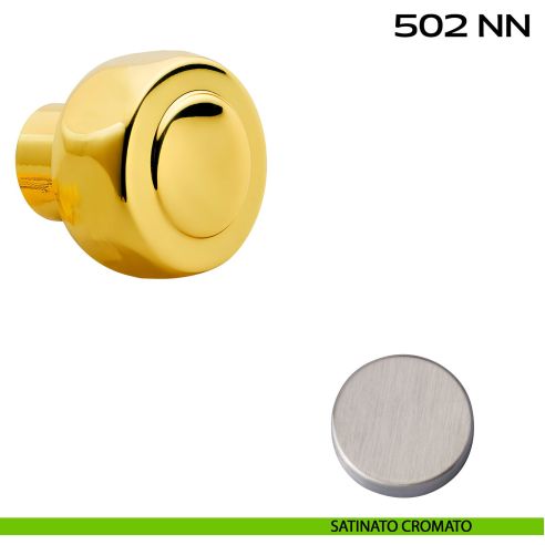 Pomolo per cilindro diametro 34 mm Reguitti 502NN satinato