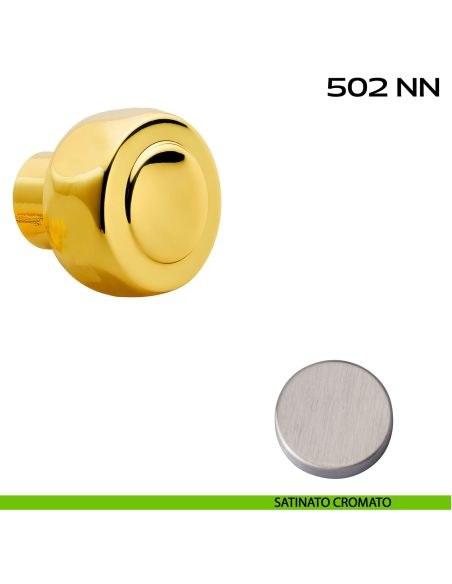 Pomolo per cilindro diametro 34 mm Reguitti 502NN satinato