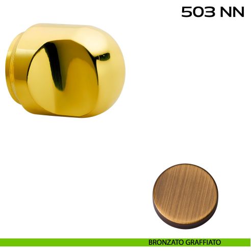 Pomolo per cilindro diametro 21 mm Reguitti 503NN bronzato