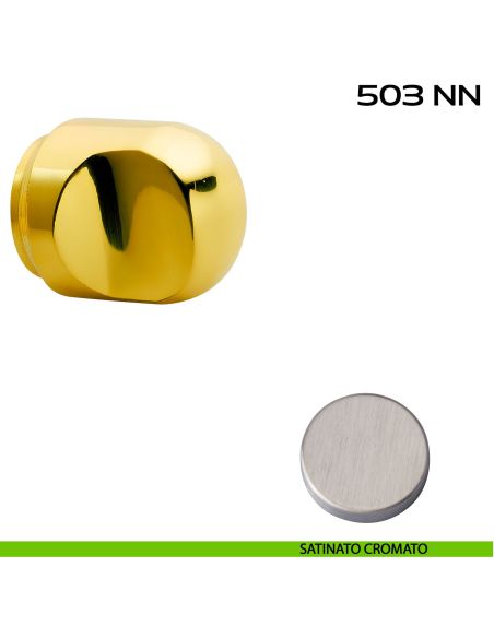 Pomolo per cilindro diametro 21 mm Reguitti 503NN satinato