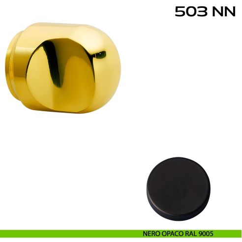 Pomolo per cilindro diametro 21 mm Reguitti 503NN nero