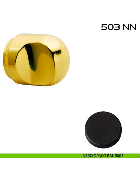 Pomolo per cilindro diametro 21 mm Reguitti 503NN nero