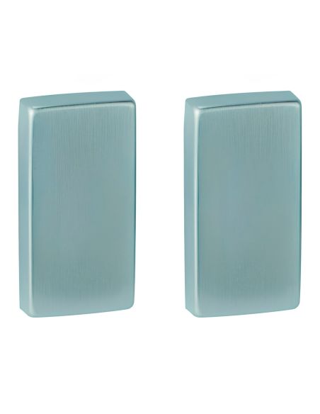 Coppia bocchette coprivite rettangolari cieche 62x32 mm Reguitti Q09K0