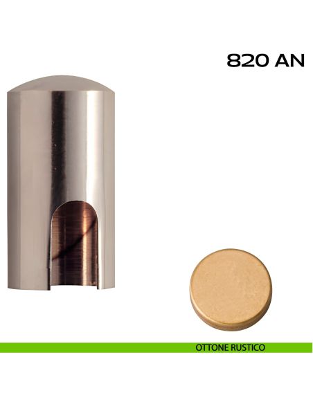 Cappuccio in ottone per cerniere anuba ø13 mm Reguitti 820AN013 rustico