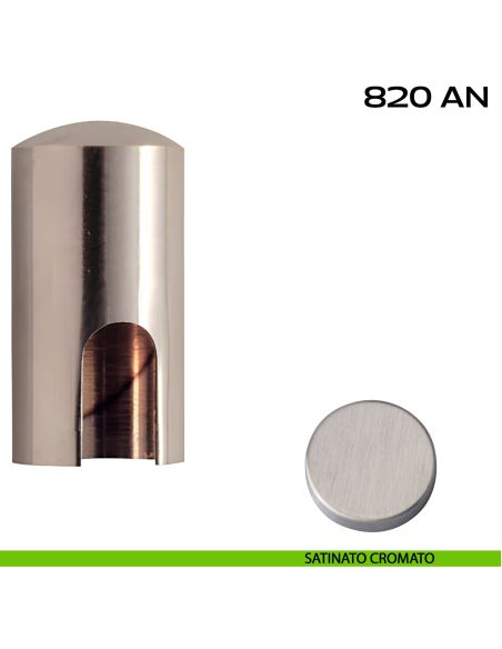 Cappuccio in ottone per cerniere anuba ø16 mm Reguitti 820AN016 satinato