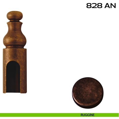 Cappuccio in ottone per cerniere anuba ø14 mm Reguitti 828AN014 ruggine