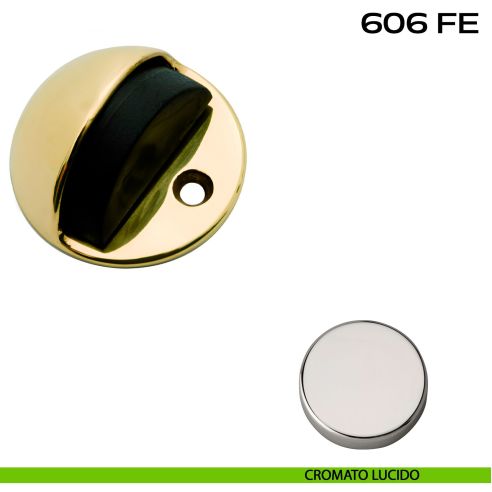 Fermaporta a pavimento Reguitti 606FE cromato