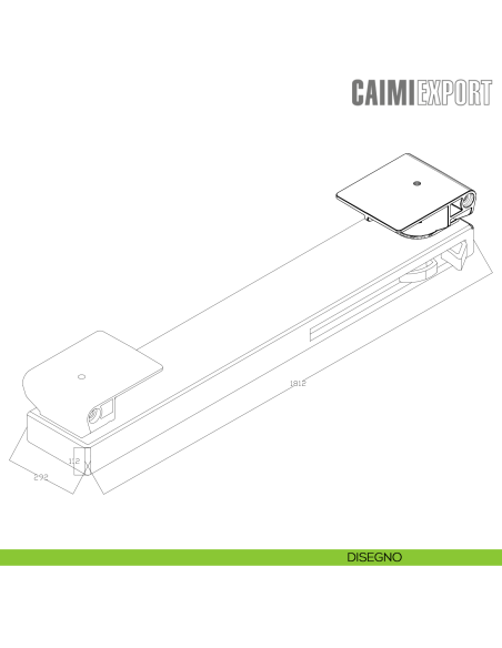 Kit fermi ammortizzati Essential Top Caimi Export - disegno