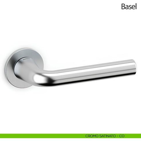 Maniglia per porta Basel Olivari cromo satinato