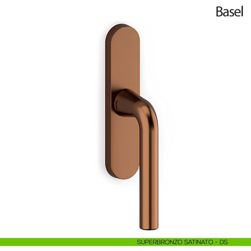 Maniglia per finestra cremonese Basel Olivari superbronzo
