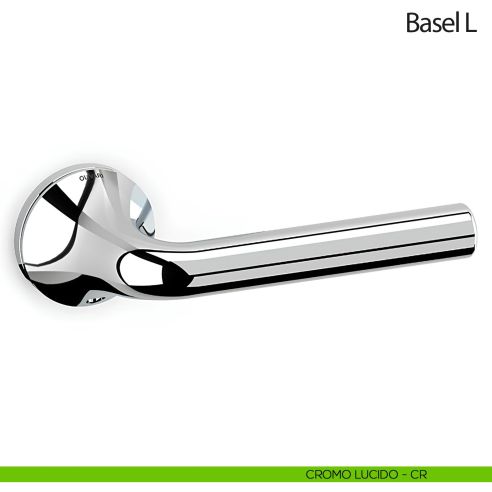 Maniglia per porta Basel L Olivari cromo