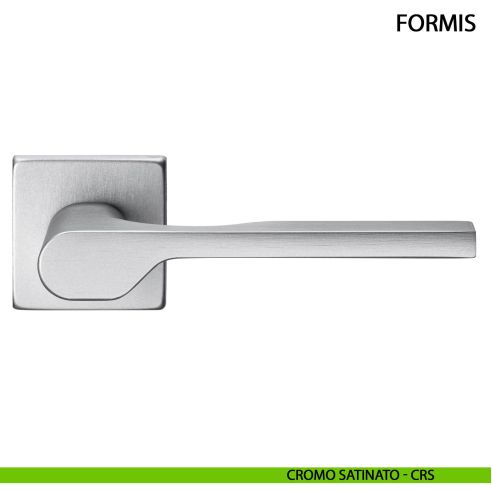 Maniglia per porta Formis Arieni cromo satinato